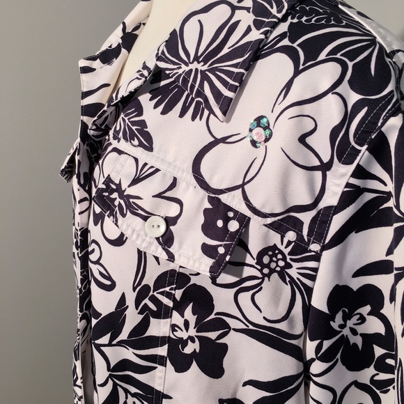 Alfred Dunner Floral Jacket Size 18w - Picture 2 of 8